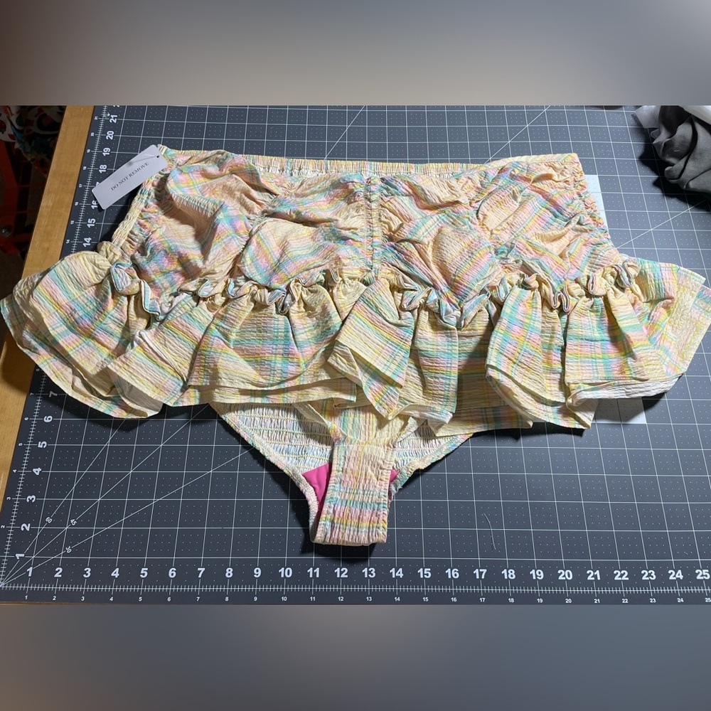 Selkie Banana Plaid Cherry On Top Bikini Bottoms 4x